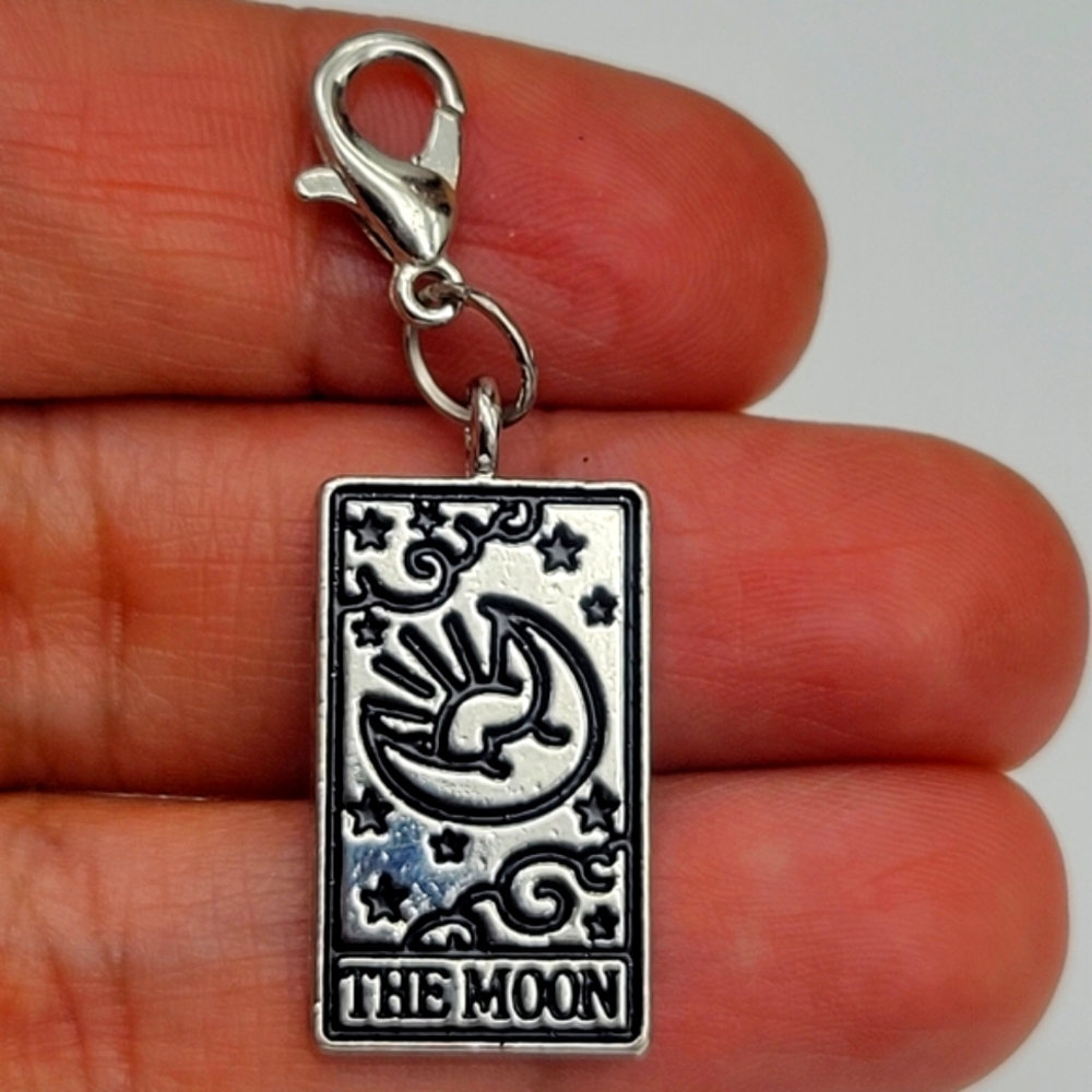 Clip On Tarot Card The Sun charms planner zipper pull clipon journal bra…